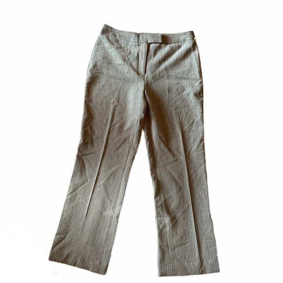 Rafaella Pants - Rafaella Gray Striped Pants Sz 8 NWOT